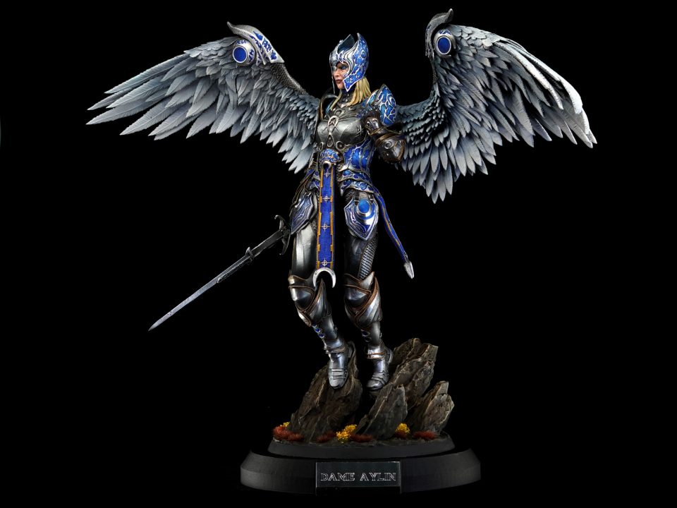 Kit Rae Statues Painted statues painted model, model kit