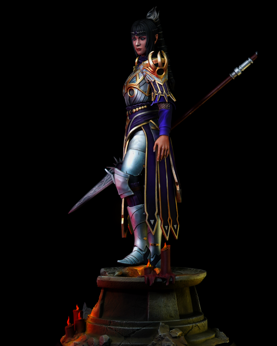 Kit Rae Statues Painted statues painted model, model kit